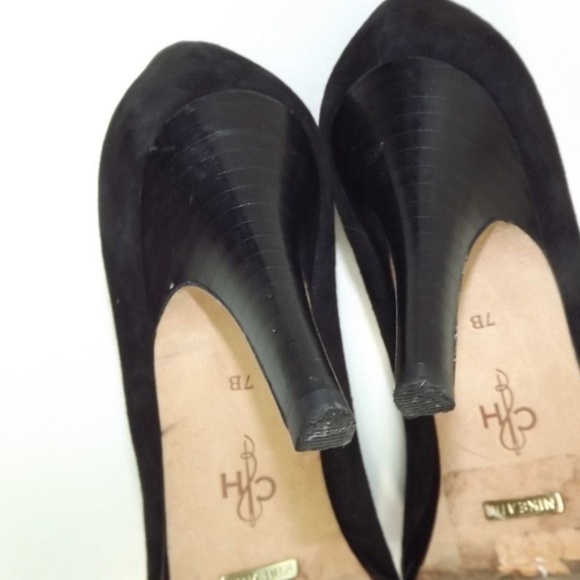 Cole Haan Air Shoes size 7 B BLACK Suede Leather - Picture 4 of 8